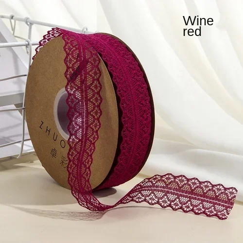 lace wine red