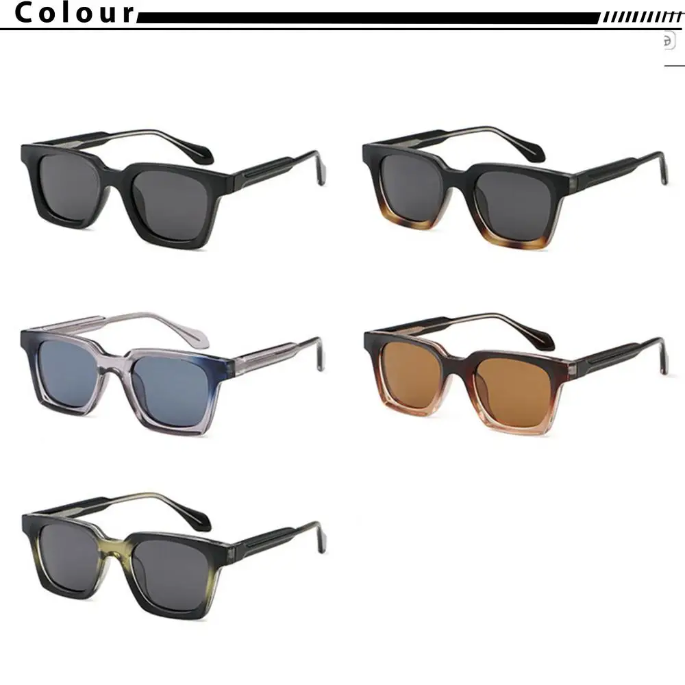 CATERSIDE Neue modische Sonnenbrille für Herren mit quadratischen Gläsern, optische Sonnenbrille für Damen, für Outdoor-Reisen, Fahren, Sommerbrille – Detail 3