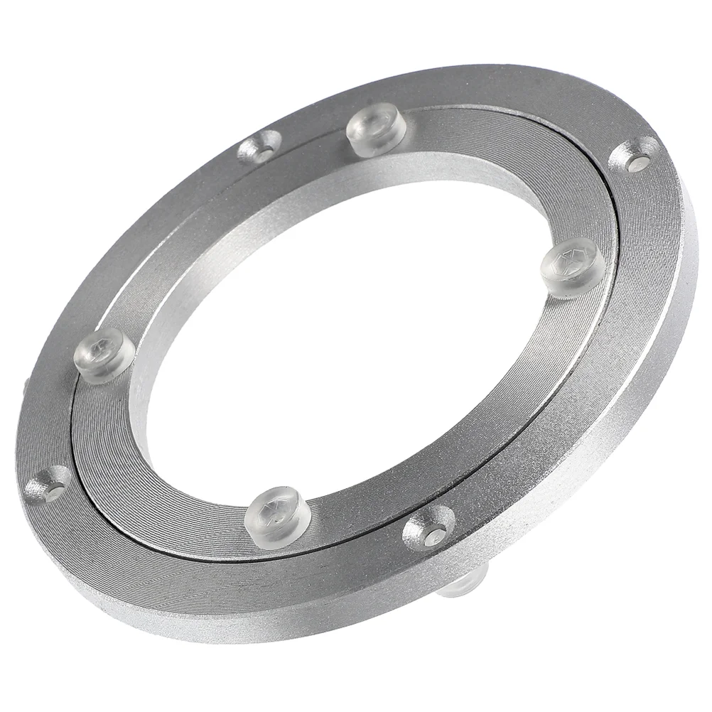

Aluminum Alloy Turntable Display Stand Professional Base Glass Workbench Bearing Swivel Round