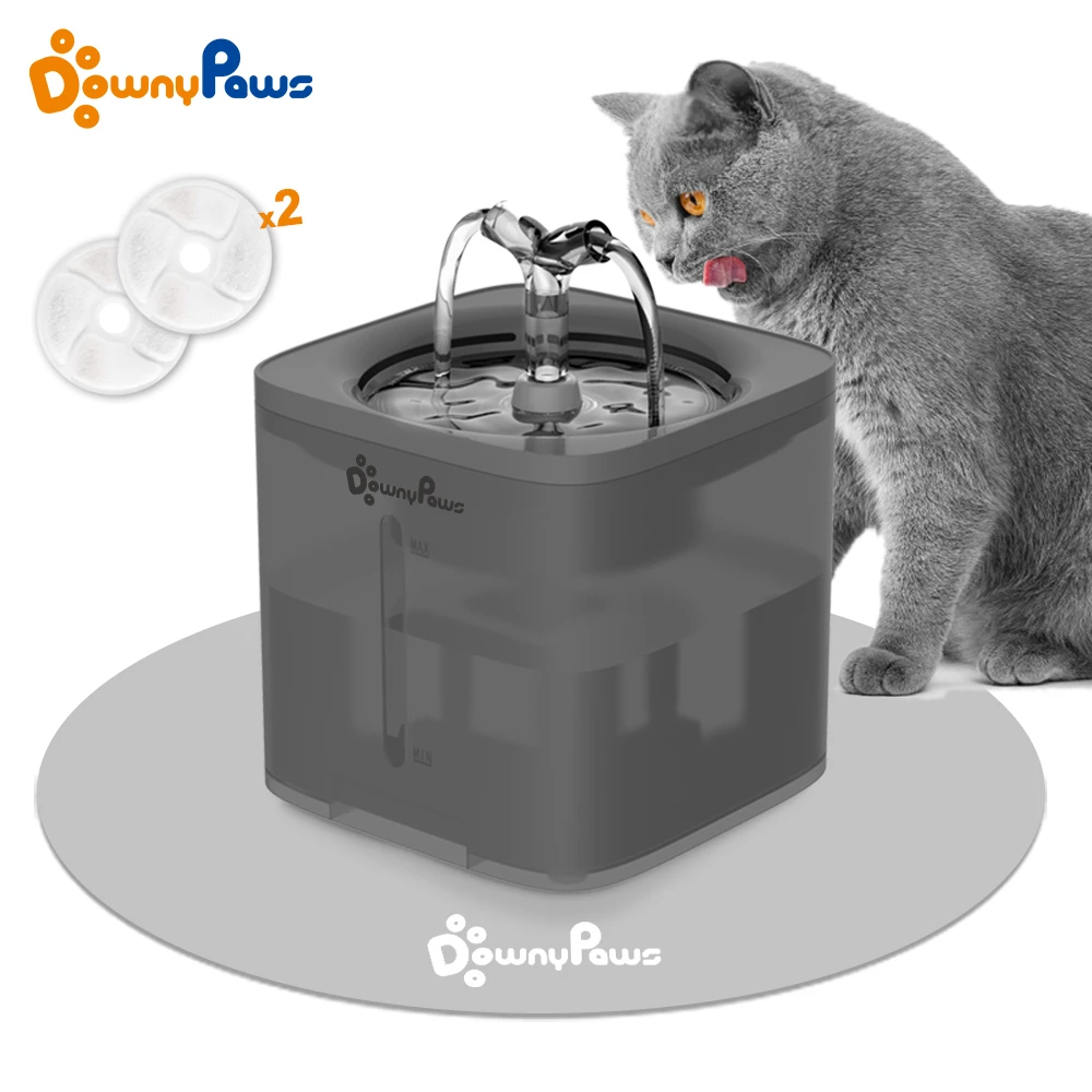 2l Automatic Pet Cat Water Fountain Filter Dispenser Feeder Smart