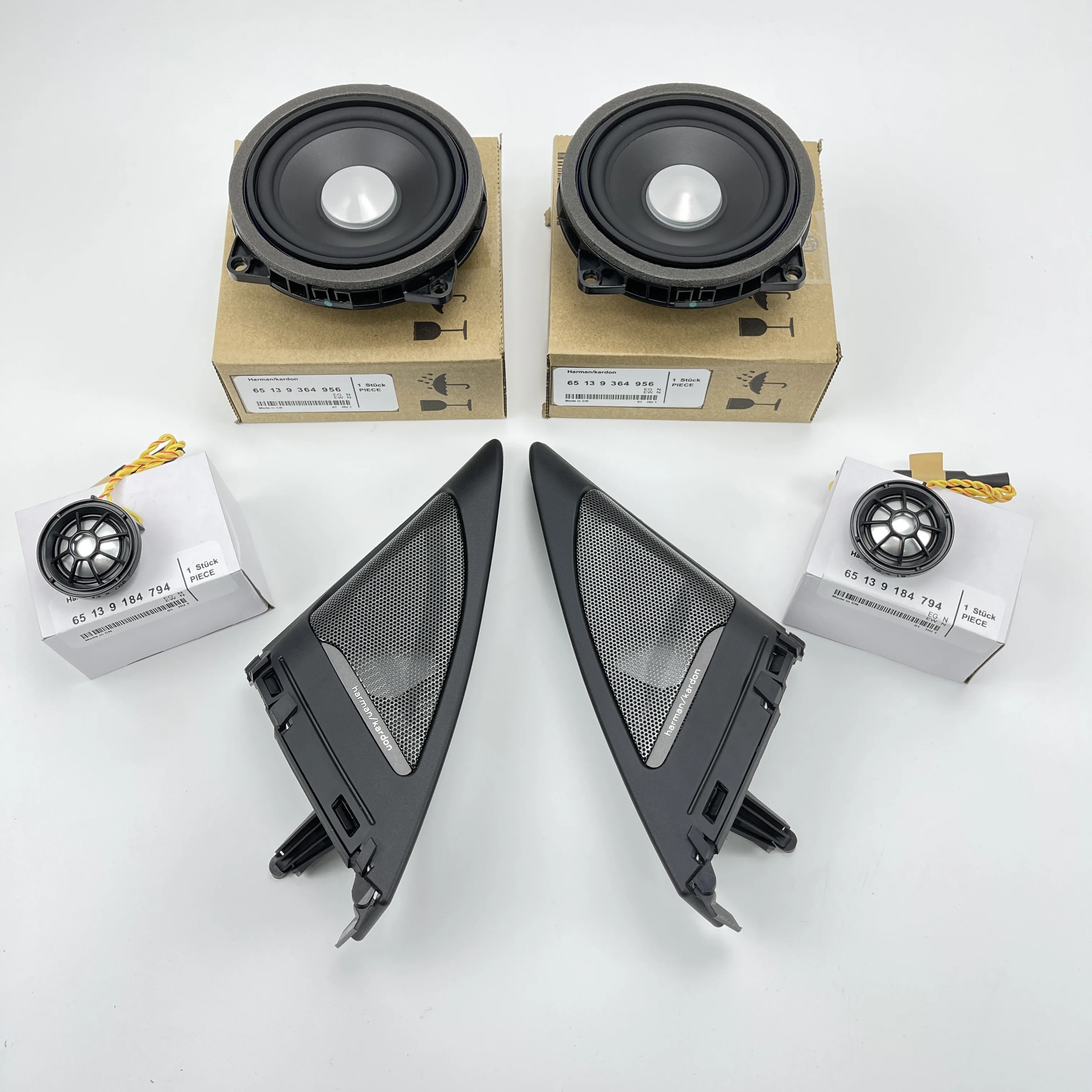 Alto-falante do carro para bmw f34 frente tweeter centro hron assento  subwoofer porta alto-falante atualização hk capa potência dsp amplificador  - AliExpress