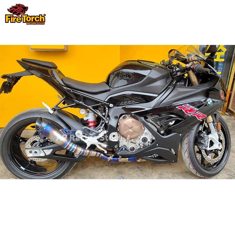 Motorrad-Slip-On-Auspuff-Mittelrohr- Für B&MW S1000R S1000RR 2019