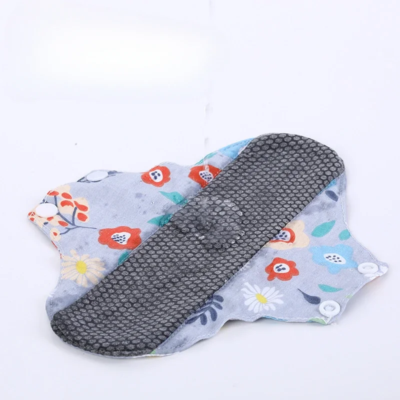 Graphene Cotton Antibacterial Pad, Pure Cotton Washable Sanitary Napkin, Leak Proof and Urine Proof Underwear Pad, Reusable 2
