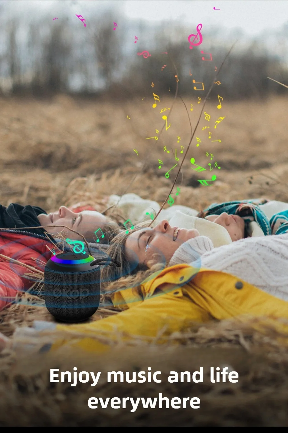 Tragbarer Bluetooth Lautsprecher Mit Erstklassiger Klangqualität_voghion.com