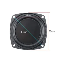 Universal Black Diaphragm Vibration Plate (3 inches square)