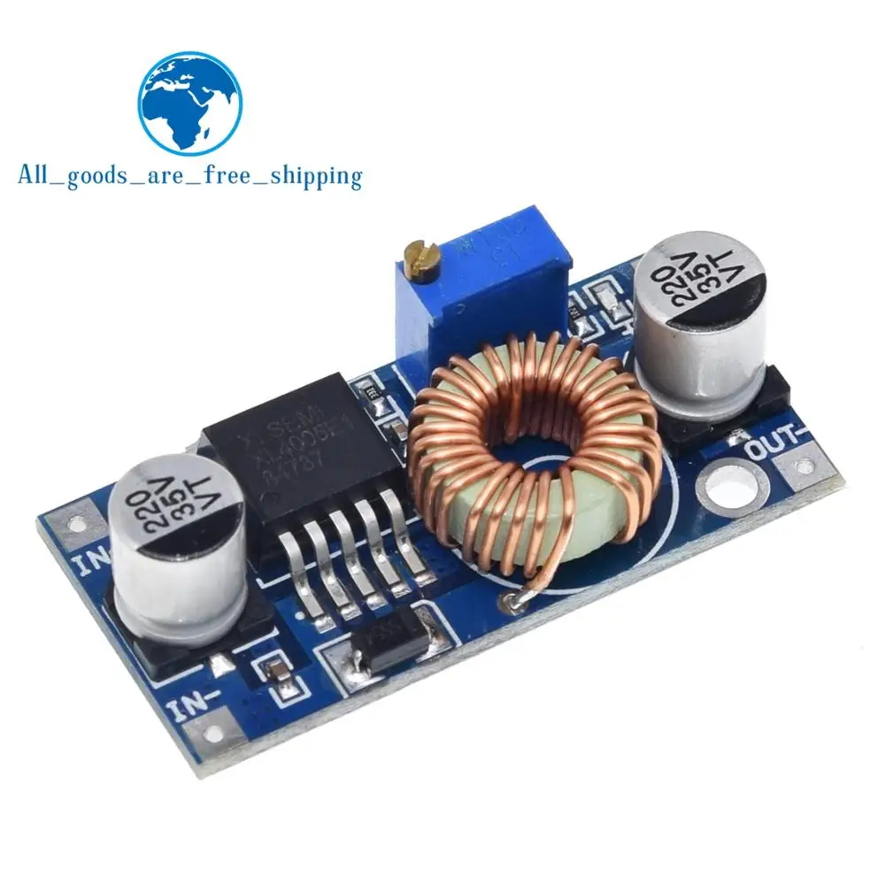 TZT 1/3pcs XL4005 DSN5000 Beyond LM2596 DC-DC 조정 가능한 스텝 다운 5A 전원 공급 장치 모듈, 5A 대전류 대전력