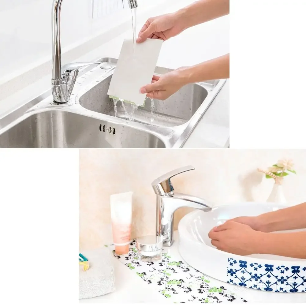 Reusable Window Water-absorbing Sticker Self Adhesive Window Sill Anti-frost Dew Sticker Washable DIY Sink Absorbent