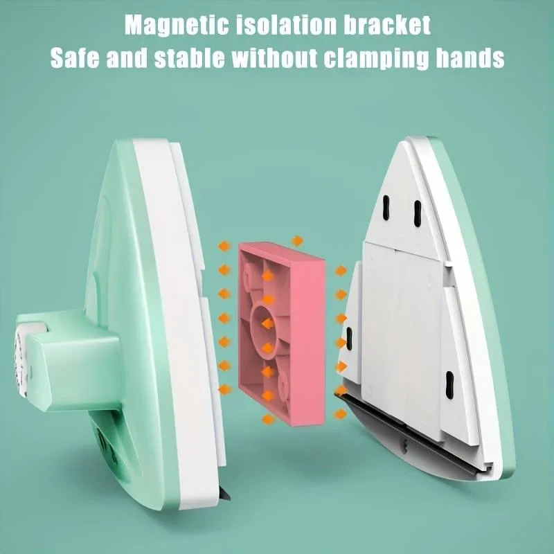 Double Side Magnet Cleaner Brush Adjustable Magnetic Glass Window Cleaning Wiper for High-Rise Double Glazing Cleaning Tools Window cleaning brush