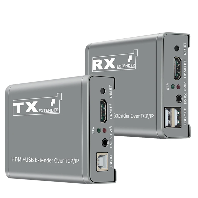 250M HDMI KVM Extender over IP 1080P60Hz HDMI USB Extender Support one