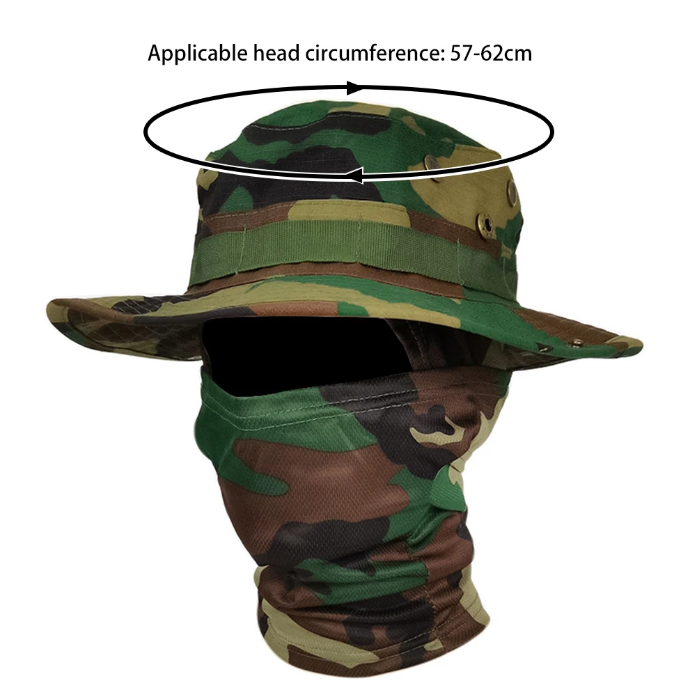 Summer Sun Hats UV Protection Outdoor Hunting Fishing Cap for Men Women Hiking Camping Visor Bucket Hat Breathable Fisherman Hat