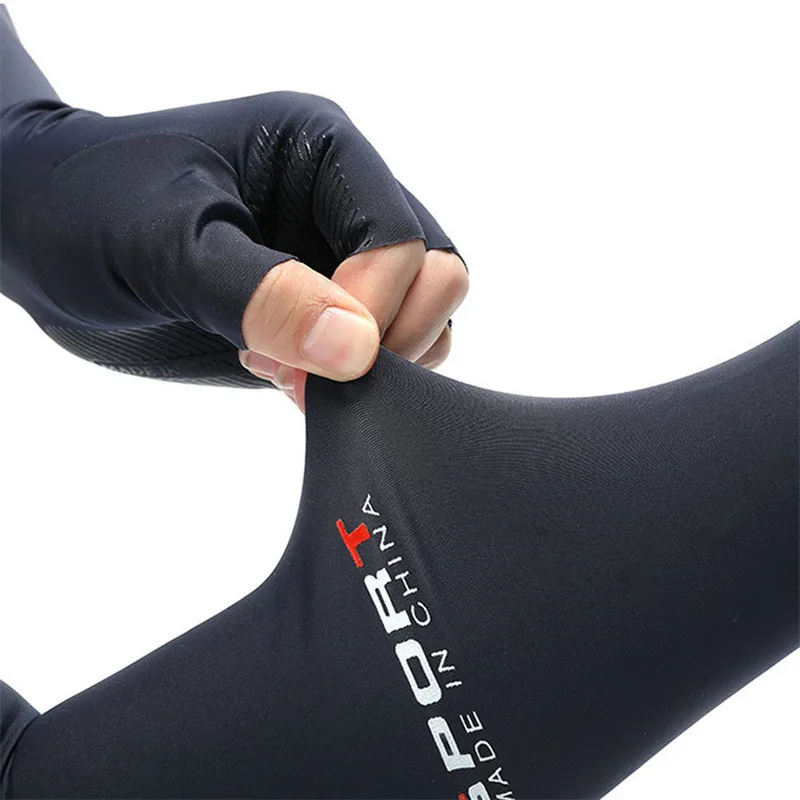 Cool Men Women Arm Sleeve Gloves Running Cycling Sleeves Fishing Bike Sport Protective Arm Warmers UV Protection Cover New