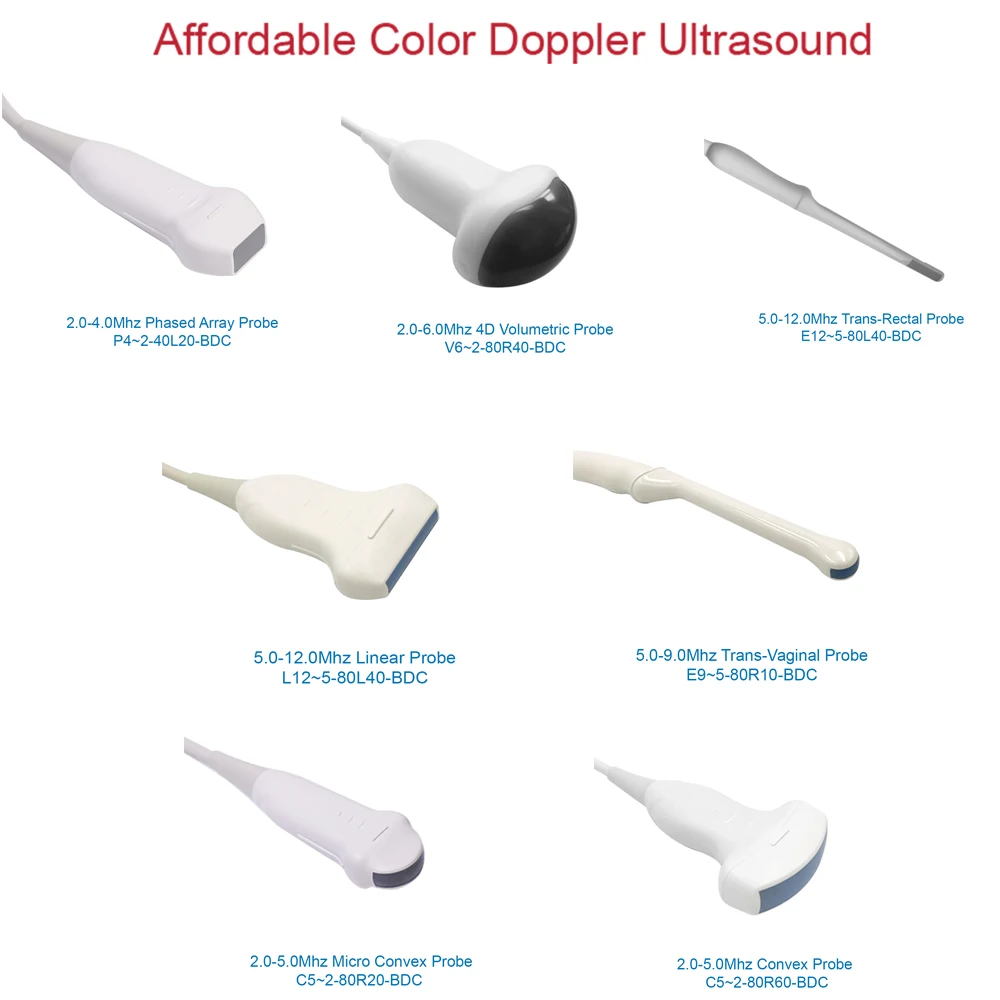 Veterinary Color Doppler Ultrasound Probe Portable Animal Ultrasound Scanner Pro