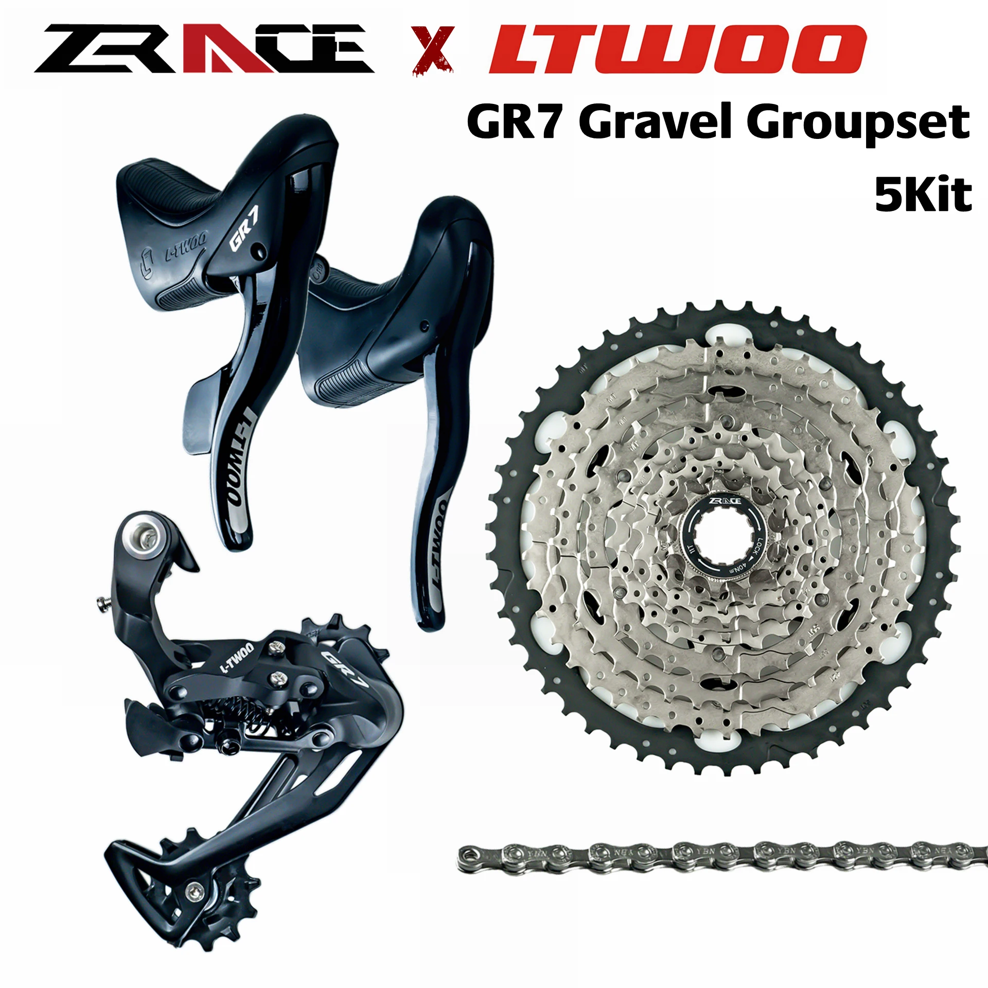LTWOO GR7 1x10 Speed, 10s Road Groupset, R/L Shifter + Rear Derailleurs ...