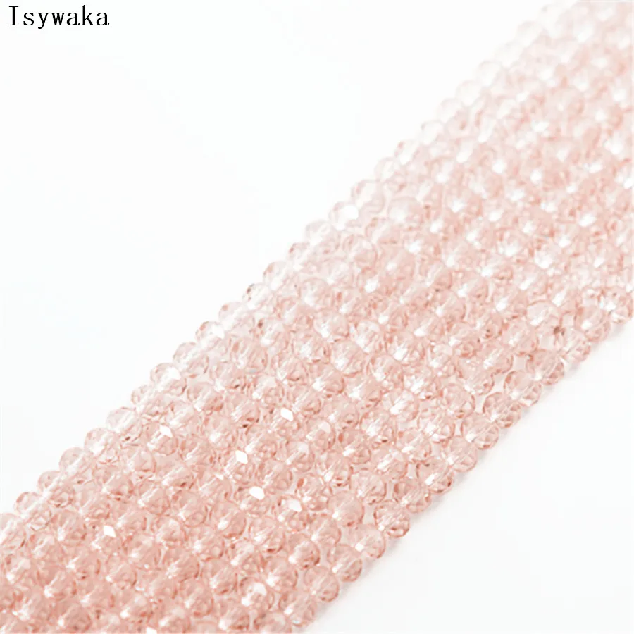 Ink Blue Faceted Crystal Glass Rondelle Beads for Jewelry Making - 170pcs, 2mm