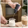 Mini Electric Milk Foamer Blender Wireless Coffee Whisk Mixer Handheld Egg Beater Cappuccino Frother Mixer Kitchen Whisk Tools 1