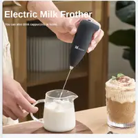 Mini Electric Milk Foamer Blender Wireless Coffee Whisk Mixer Handheld Egg Beater Cappuccino Frother Mixer Kitchen Whisk Tools 1