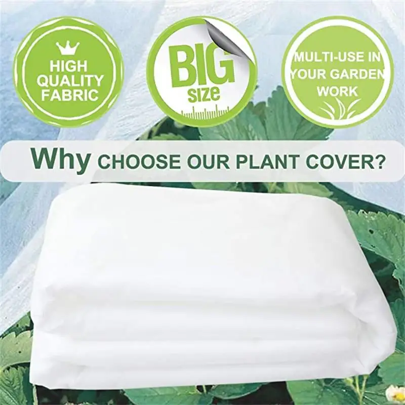 1pc 1.6X9M Garden Vegetable Insect Net Cover Garden Fabric Plant Cover for Winter Frost Protection Sun Pest Protection