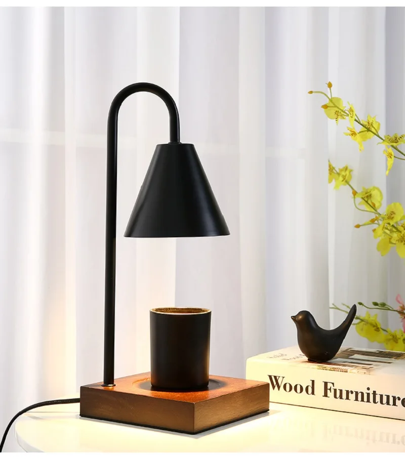 

Electric Candle Warmer Lamp Dimmable Wax Melter Candle Warmer Lamp with Bulb Aromatic Candle Holders for Home Office Bedroom