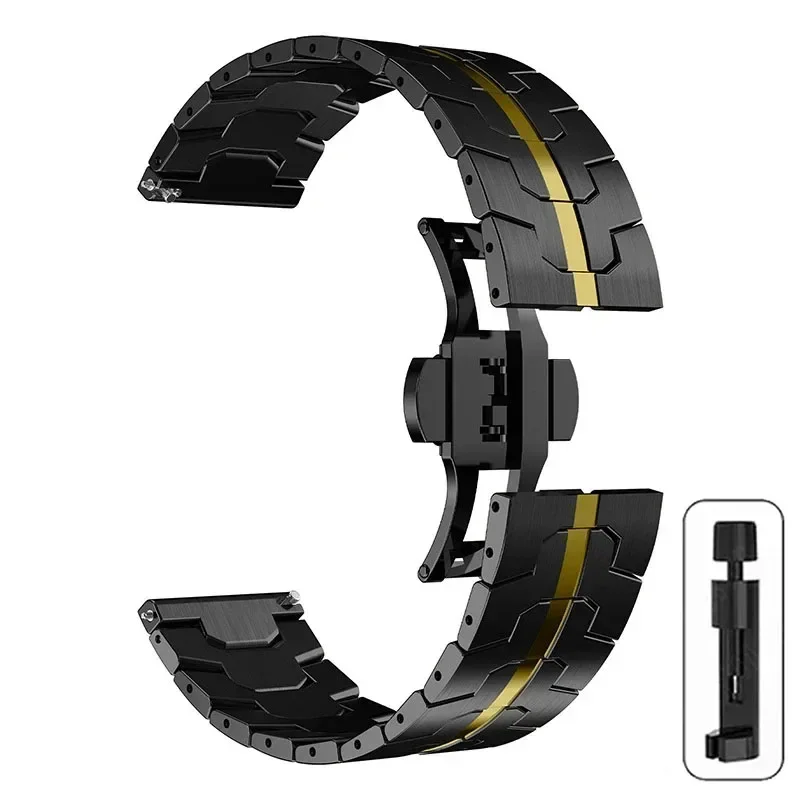 Premium Stainless Steel Watch Bracelet, 20mm & 22mm