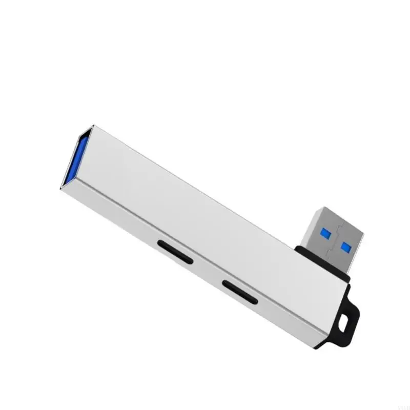 Y1UB 다기능 USB3.0 허브 유형 C 컨버터가 2Ttype C 및 USB3.0 인터페이스