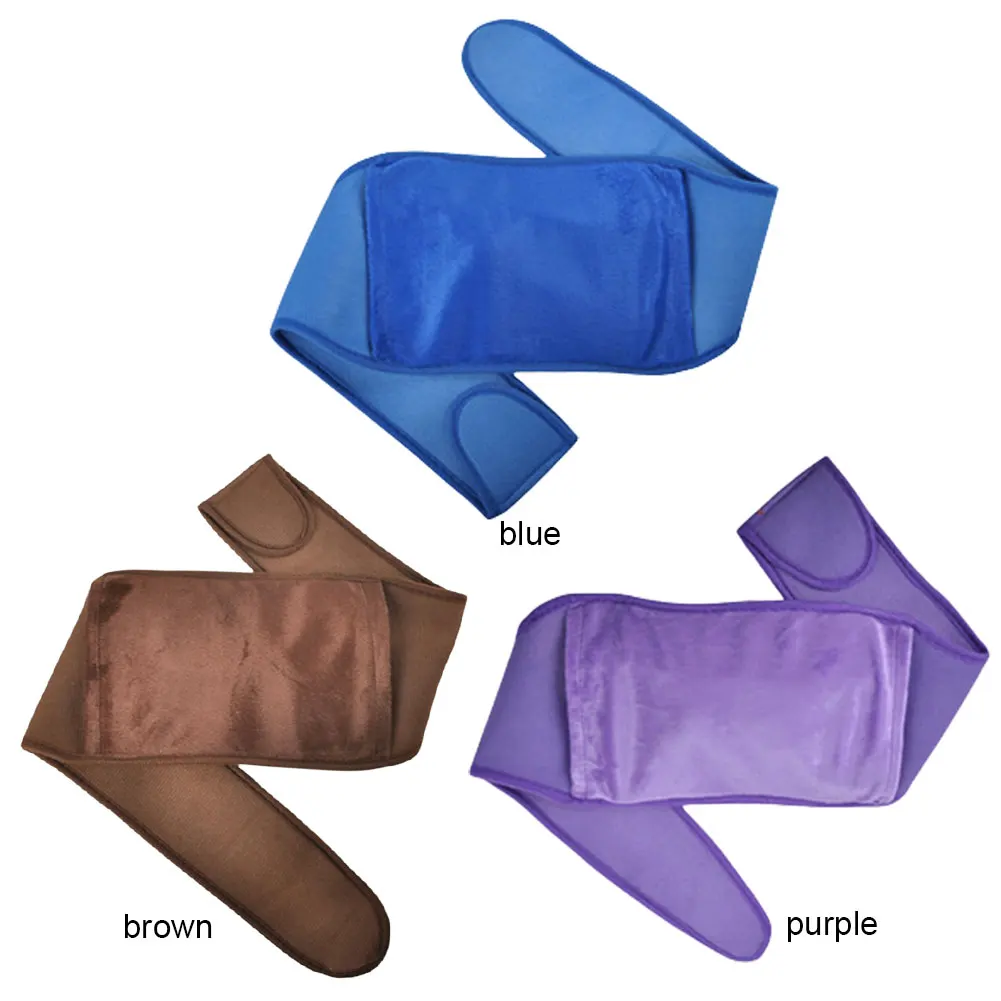 1Pc Winter Hot Water Bottle Bag Men Women Soft Flannel Belt Waist Cover Belt Warmer Hot Water Bottle Back for Pain Relief Cramps