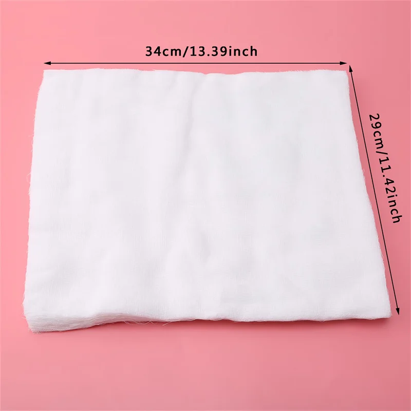 Soft Gauze Beauty Salon Apply Soft Mask Beauty Gauze Block Disposable Mask Special Face Skin Management 100 Pcs cotton face mask sheet