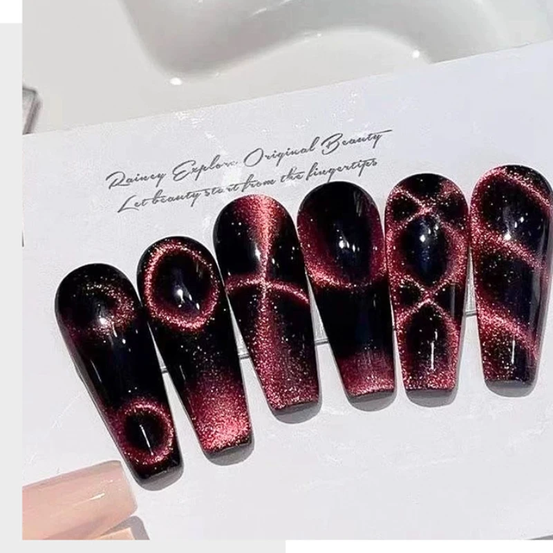 Bar Magnet Nail UV Gel Strip Magnetic Rod French Cat Eye Nail Polish Magnetic Attraction Magnets Set 4pcs Manicure Salon Tool cat eye nail tool magnetic nail art tools magnetic nail tools nail care tools