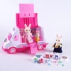 1:12 Dollhouse Ice Cream Truck Baby Bed Simulation Miniature Scene Display Dessert Car Bunk Bed Bathroom Kitchen Toy For Girl 4
