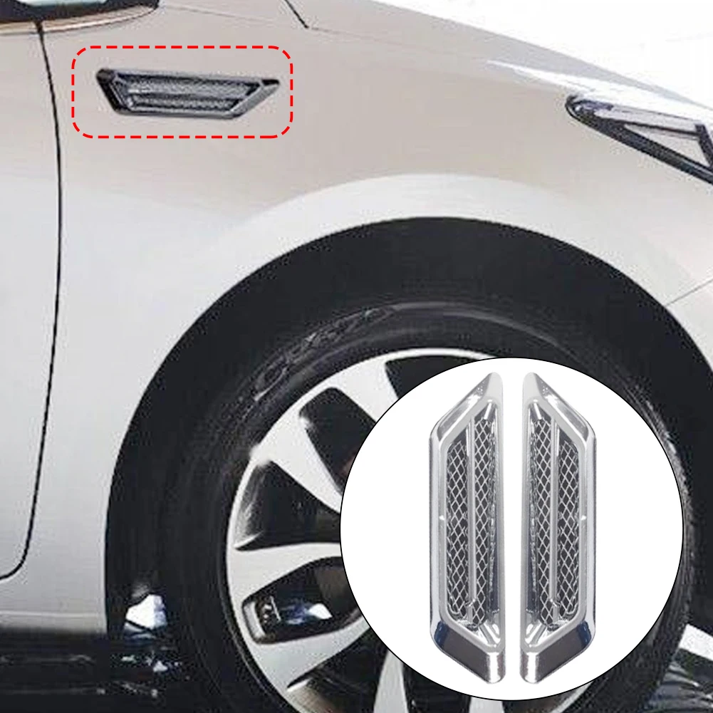 3D Decoration Sticker Car Modification Exterior Stickers Car Exterior Air  Intake Flow Side Fender Vent Wing Cover Trim Tuning - AliExpress