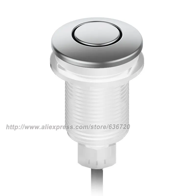 Interruttore Aria Per Tritarifiuti Da Cucina ZLXHDL - Pulsante In Acciaio Inox Con Tubo 1.5m | Kit Completo - Foto 4