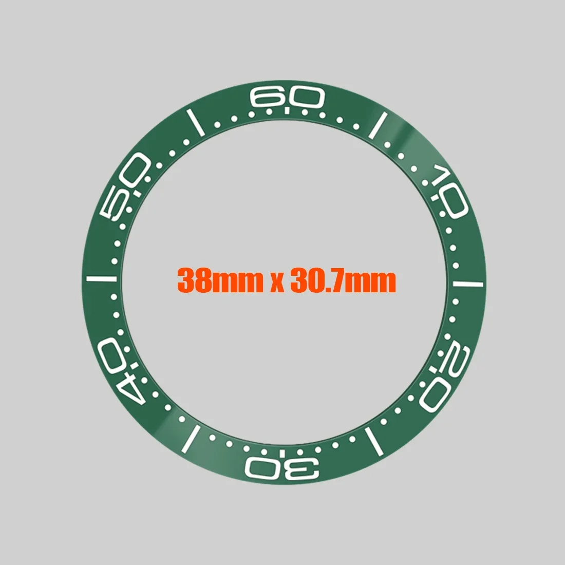38mmx30.7mm Seamaster Ceramic Bezel Insert Fit for Sub SRPD Seamaster 300 Watch Case 60 min index Curved Bezel Ring Parts