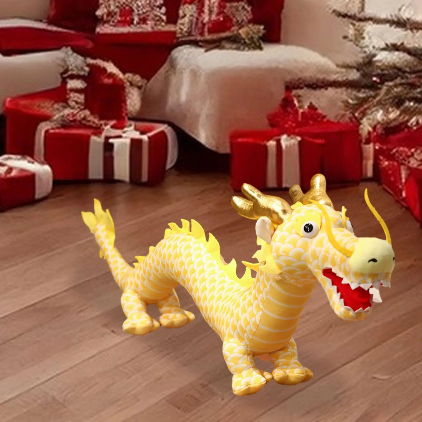 Chinese New Year Dragon Dolls Cartoon Soft Cute Photo Props Huggable Chinese Chinese New Year Dragon Dolls Cartoon Soft Cute Photo Props Huggable Chinese