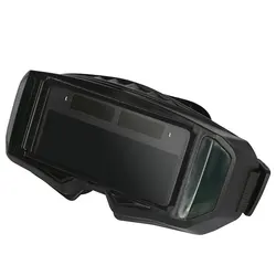 Advanced Auto - Dimming True Color Welding Goggles with Large View (Black)