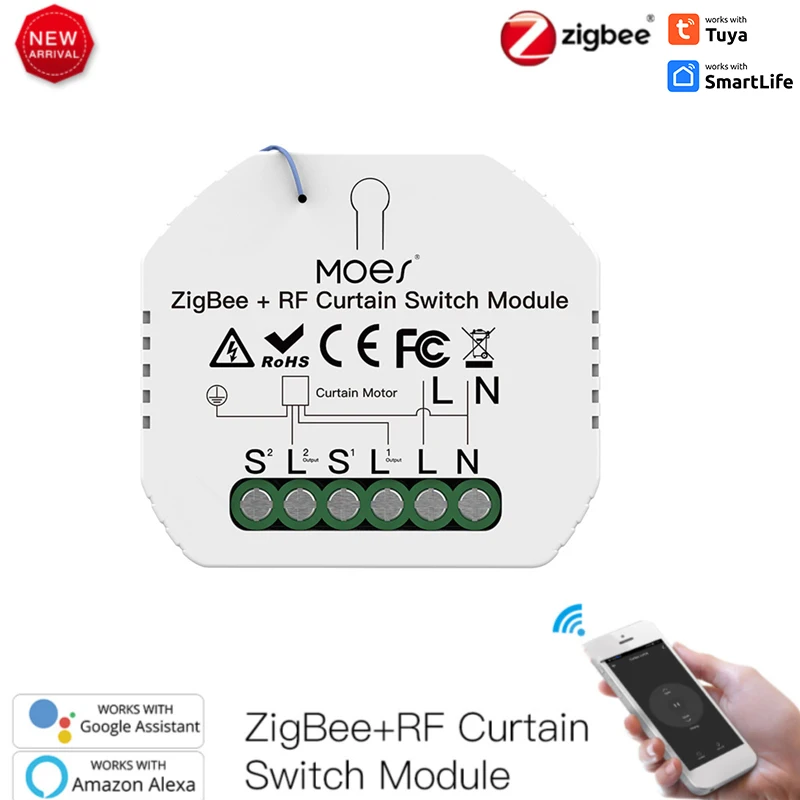 

Умный релейный модуль переключателя Tuya 3,0, 1/2/3 Gang Smart Life/Управление приложением Tuya, работает с Alexa Home Яндекс