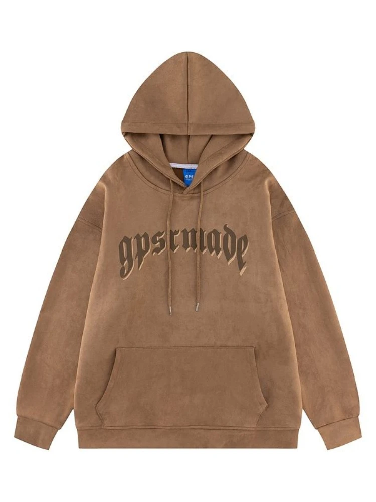 

HOUZHOU Gothic Vintage Hoodie Autumn Winter Harajuku Letter Print Oversize Sweatshirt Hooded Streetwear Hip Hop Loose Casual Top