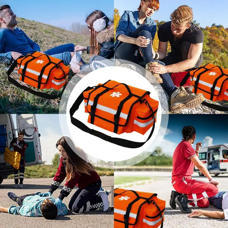 Outdoor Survival Bag 15L Reflective Work Bag Survival Bag Gear Organizer Tool Storage Container For Hunting Hiking Fishing Men 4