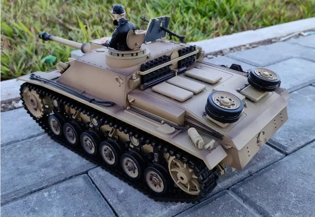 Genuine Henglong Remote Control Tank 3868 Rc 1:16  German No.3 F-8 Electric Assault Gun Tank Model Toys Chidren Birthday Gifts 2