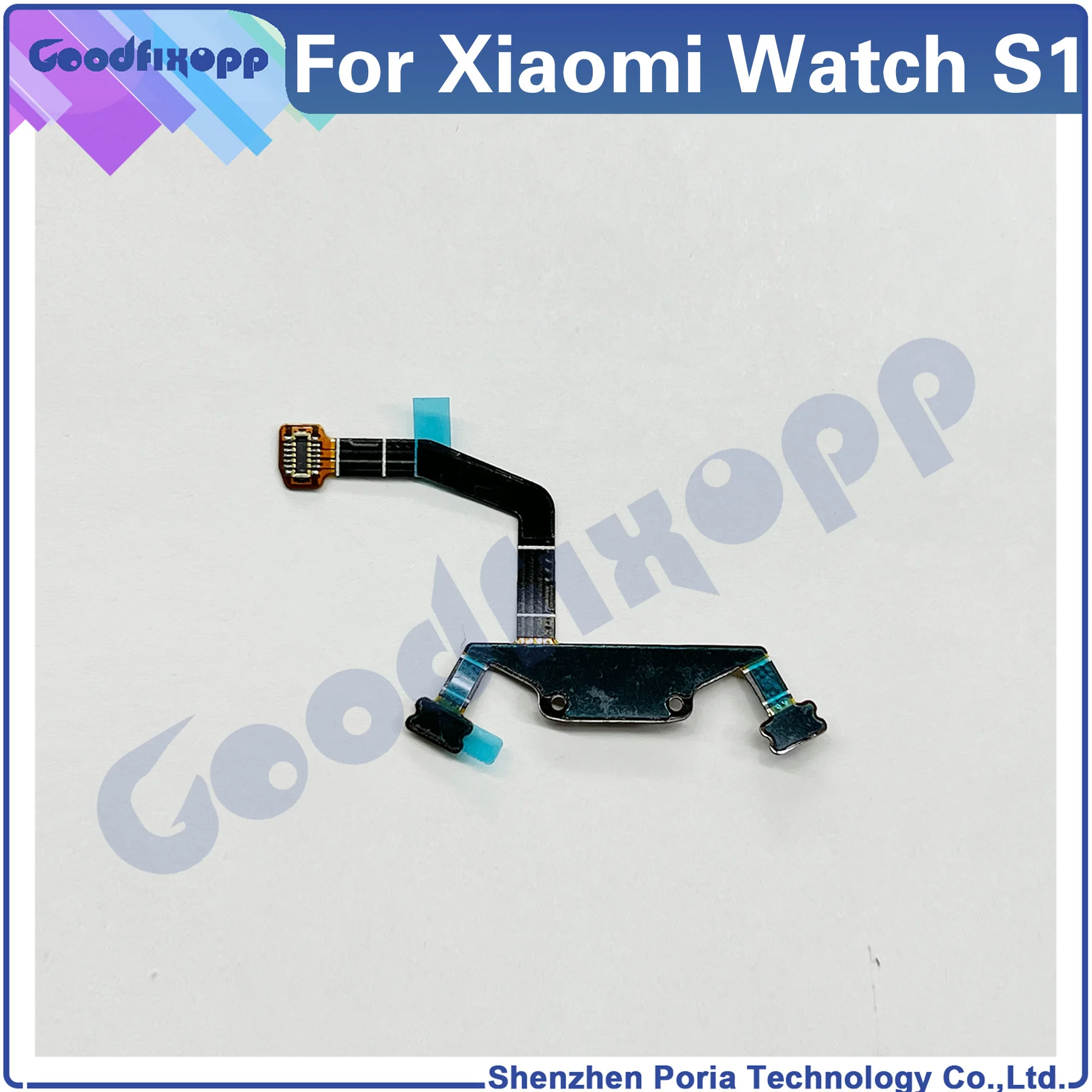 Watch Button Repair Parts For Xiaomi Watch S1 M2108W1 M2112W1 Power On Off Key Return Button Flex Cable Repair Parts Replacement