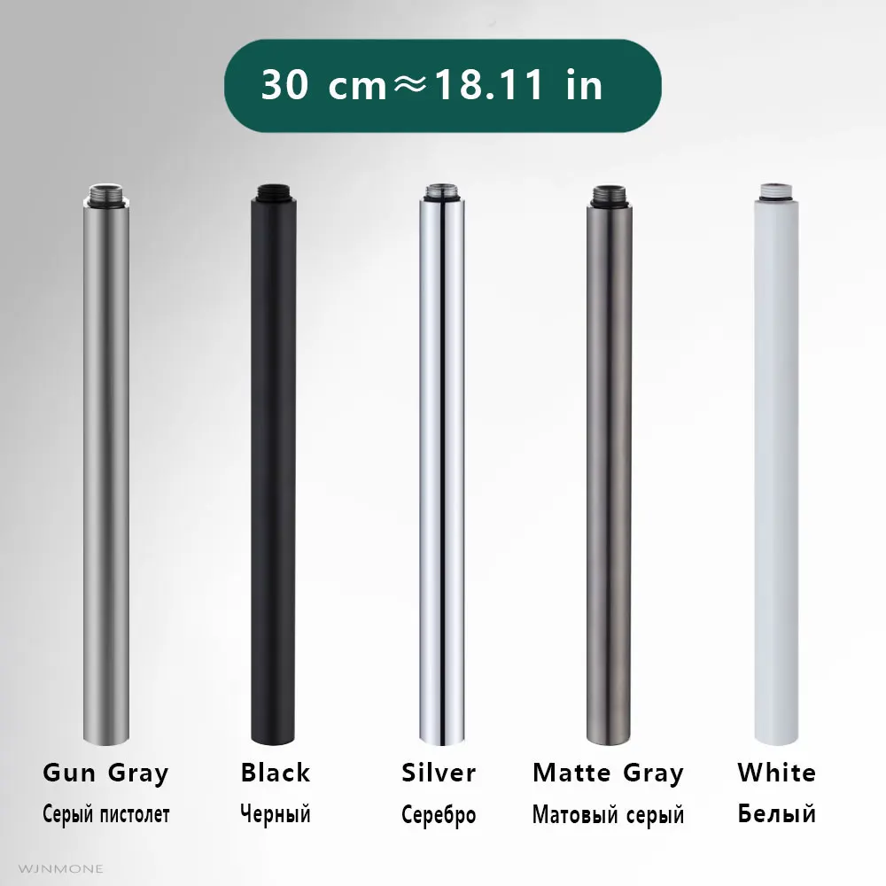 Shower Extender Bathtub Shower System Extension Bar Faucet Set Extension Tube Bathroom Accessories shower head extender shower pipe extension 30cm