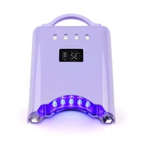 Rechargeable Nail UV Lamp 78W Wireless Gel Polish Dryer Pedicure Manicure Light Cordless LED Machine UV Light for Nails 1