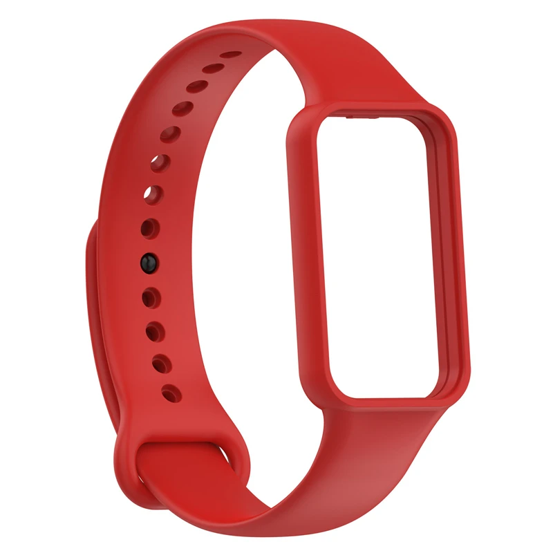 Amazfit Band 7 Nylon Loop Correa Pulsera Reloj Inteligente Deportes  Reemplazo Con Funda De Metal Para Huami Band7 Gao Jiahui unisex