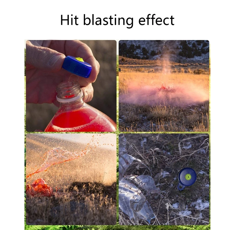 Outdoor High-pressure Bottle Cap Target Includes 10 Big Blast Caps Tar-get Kit Air Tools Kit