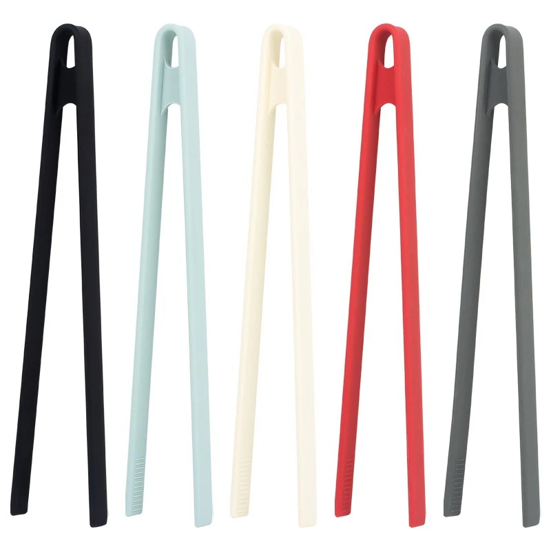 Bread Food Tongs Non-Slip Serving Barbecue Salad Clip Long Handle Steak Clamp Home Kitchen Cooking Tools