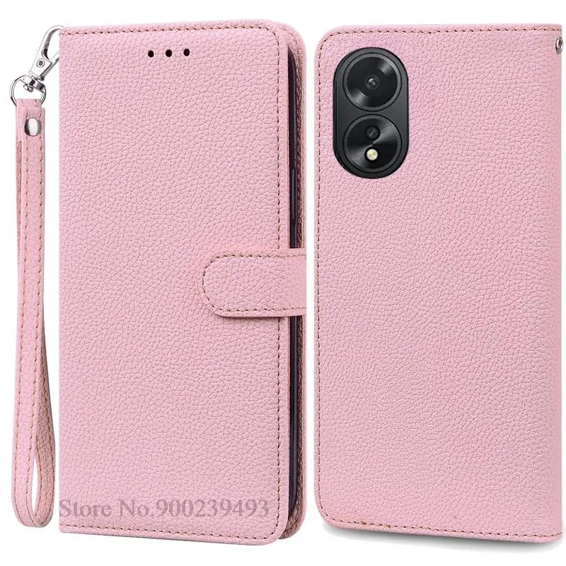 Leather Flip Wallet Phone Case with Silicone Cover - Elegant Design