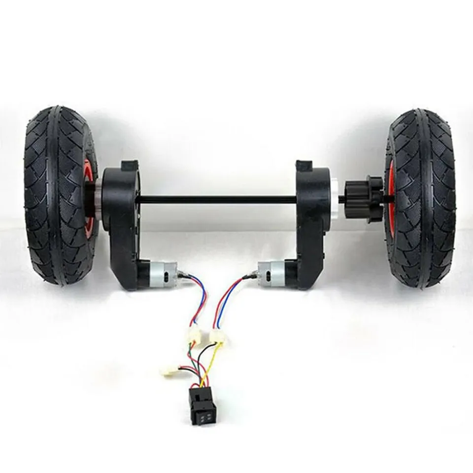 2 Moteurs Électriques 12V RS550 - 40000 Tr/min - Pour Voiture Enfant Portée - Boîte De Vitesses Haute Vitesse - Installation Facile Sans Soudure