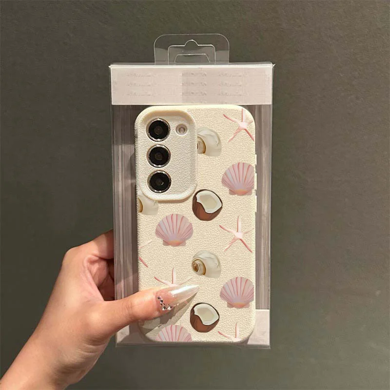 Tropical Ocean Coconut Starfish Shell Soft Phone Case Cover