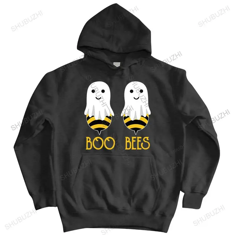 

cotton sweatshirt homme hoodie autumn winter black hoodies BOO BEES Female Spring and Autumn Zip-up warm hoody bigger size