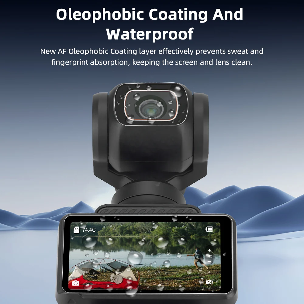 BRDRC AR Anti-Glare Film For DJI Osmo Pocket 3 Camera Lens Screen High Sensitivity Full Coverage Protective HD Film