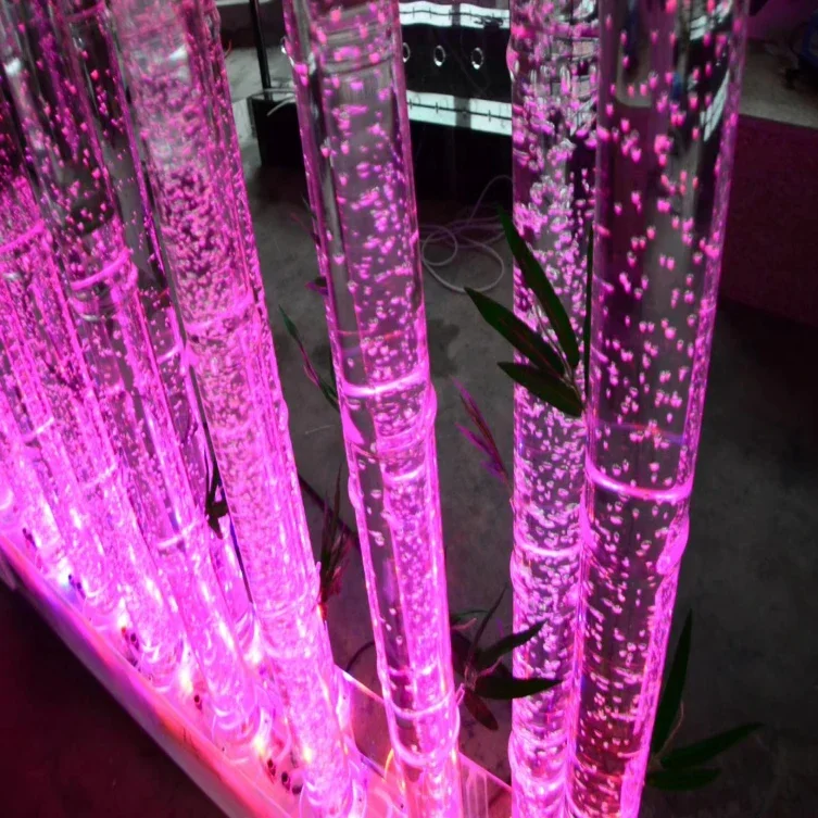 LED Vortex Bubble Fountain Tornado Fengshui Smart Lighting Rain Waterfall Cabinet Wall Tiles Wine Cabinet
