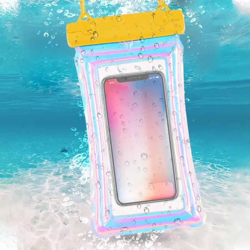 Waterproof Phone Case Swimming Water Proof Bag Reusable Dry Bag For Phone With Lanyard Screen Touchable Diving Pouch